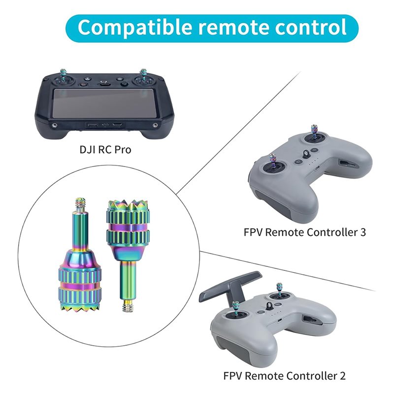 Joysticks de control metálicos - Drone Control Stick reseña y precio