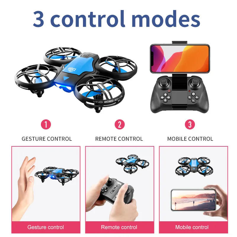 Nuevo Mini Dron V8 4K Profesio - Drone Controller Screen reseña y precio