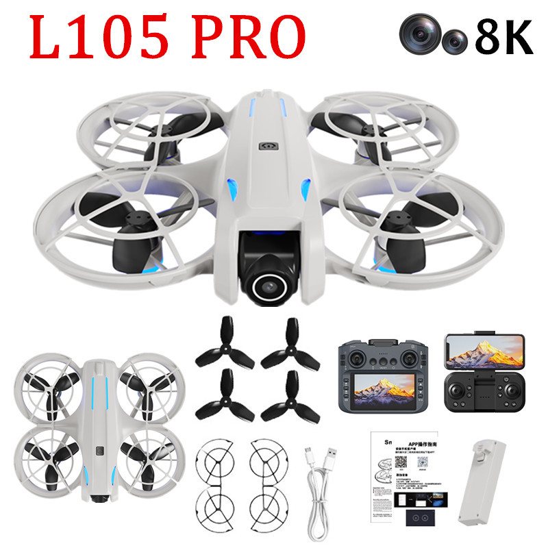Nuevo Dron L105 PRO 8K HD con  - Jjrc Drone X12 reseña y precio