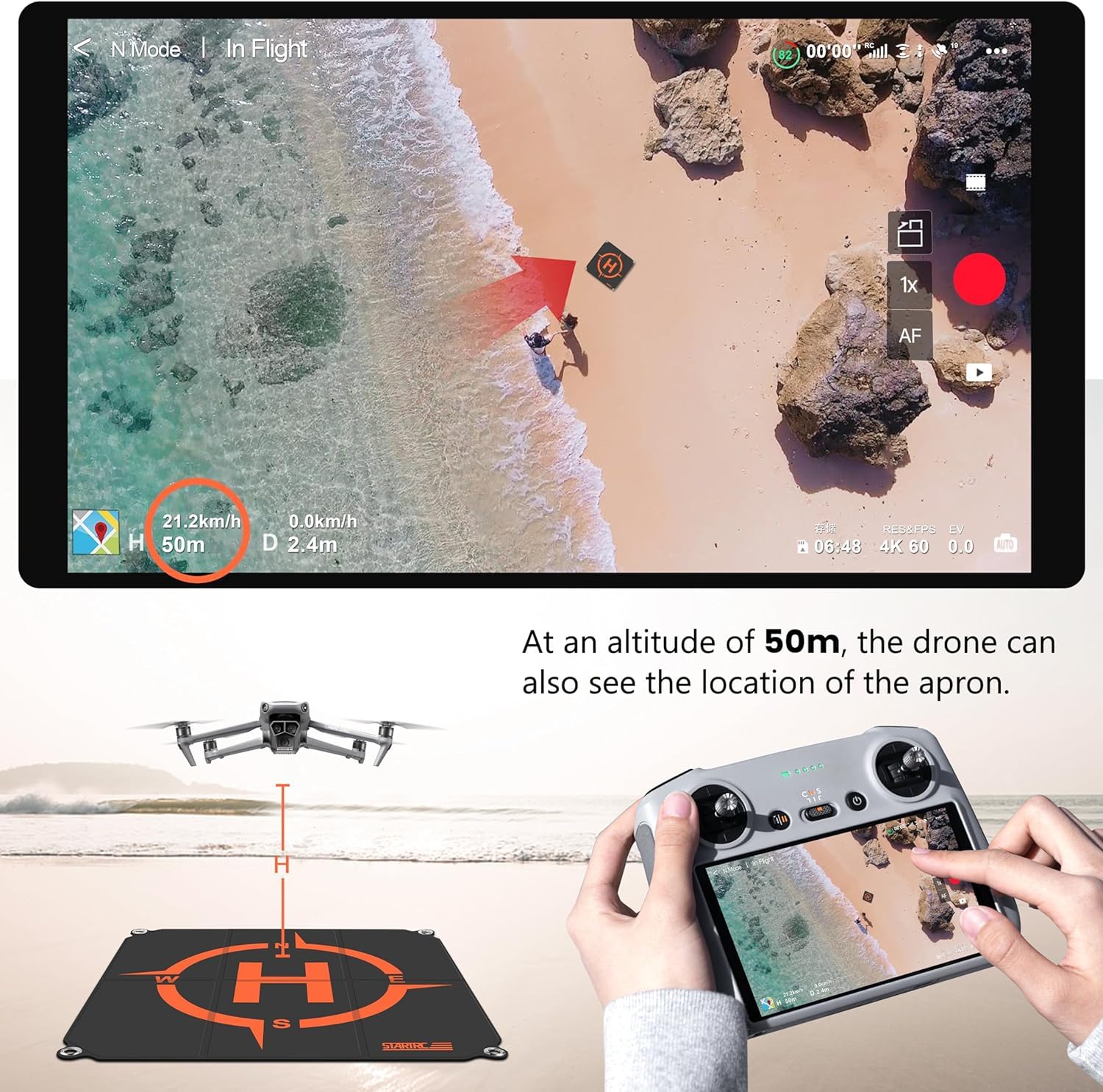 Plataforma de Aterrizaje para  - Drone Strobe Light reseña y precio