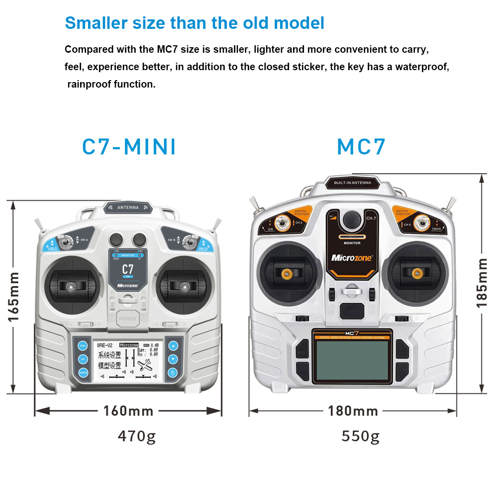 Controlador MicroZone MC7 MINI - Drone Battery Adapter reseña y precio