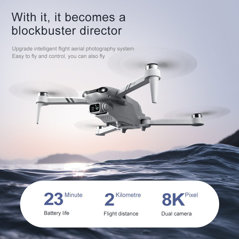 Dron F10 RC profesional 8K con - Jjrc Drone X12 reseña y precio
